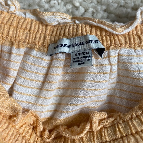 American Eagle Striped Off the Shoulder Top - Picture 5 of 6